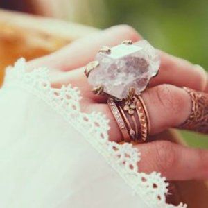 Spell & the Gypsy Crystal Visions Feather Ring